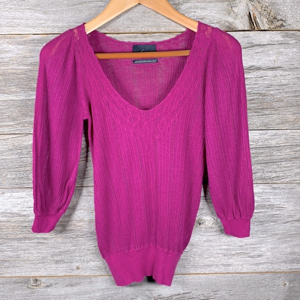 Gorgeous delicate crocheted summer weight top
